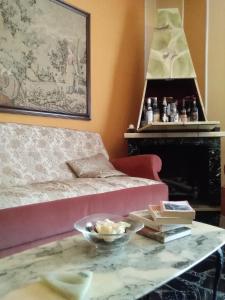 Posezení v ubytování B&B "Al Calopinace"