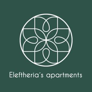 a green and white logo with the words eleftherias experiments at Eleftheria Studios in Balíon