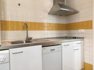 Kuchyň nebo kuchyňský kout v ubytování Vidrio Apartment