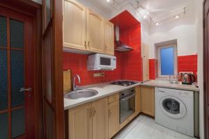 Η κουζίνα ή μικρή κουζίνα στο Квартира на Дерибасовской