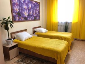 Кровать или кровати в номере Гостиница Купавна
