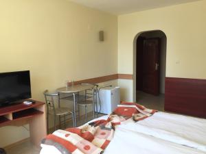 A television and/or entertainment centre at Aparthotel Lucky Family