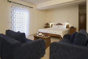 Posteľ alebo postele v izbe v ubytovaní Istron Luxury Villas