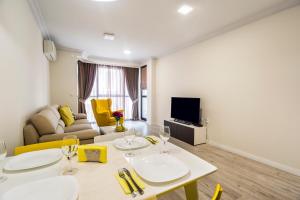 Μια τηλεόραση ή/και κέντρο ψυχαγωγίας στο Vacation Apartment