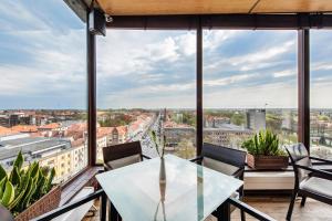 Balkón nebo terasa v ubytování Amberton Hotel Klaipeda