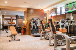 Fitness centrum a/nebo fitness zařízení v ubytování Amberton Hotel Klaipeda