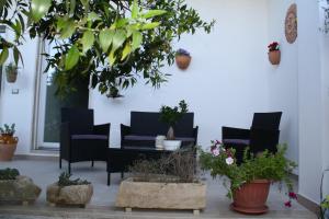 Posezení v ubytování B&B Cafe' Fausu