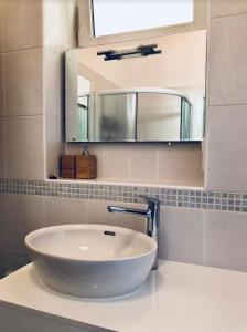 Kúpeľňa v ubytovaní Apartmán u Masaryka