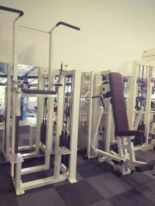 Fitness centrum a/nebo fitness zařízení v ubytování Complex Turistic Gura Jgheabului