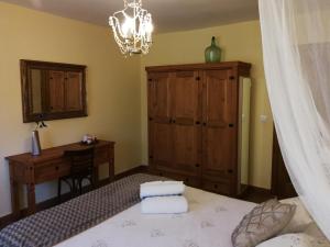 Posteľ alebo postele v izbe v ubytovaní Casa Rural Balcón del Camino Viejo