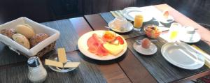 Možnosti snídaně pro hosty v ubytování Am Schleieck