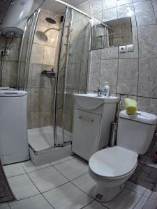 Kúpeľňa v ubytovaní os. Jagiellońskie 11