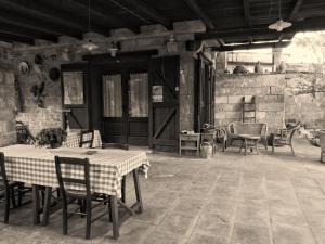 A patio or other outdoor area at Masseria Borgo del Gallo