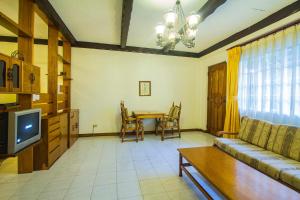 Televisyen dan/atau pusat hiburan di Schweizer Hotel