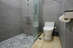 Baðherbergi á Sky Square Business Travel