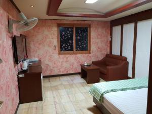 Posezení v ubytování Plus Motel