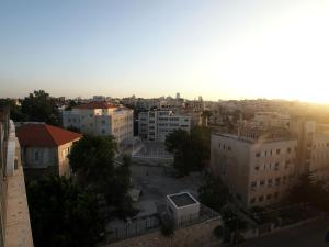 Общий вид на город Иерусалим или вид на город из отеля