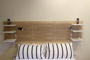 Postel nebo postele na pokoji v ubytování La Sosta Navarra Bed & Beer