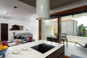 Posezení v ubytování Alba Residence