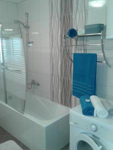 Et badeværelse på Apartment Ilovik 154 - 3 bedroom