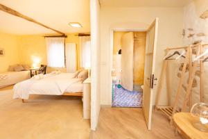 Posteľ alebo postele v izbe v ubytovaní b&b Balcone del Biellese