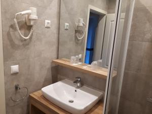Koupelna v ubytování Hotel Diana