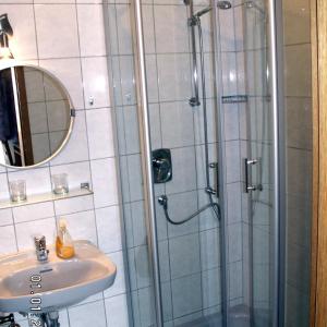 Koupelna v ubytování Landgasthof Zum Hirschen