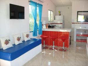 Cabanas Recreaciones的厨房或小厨房