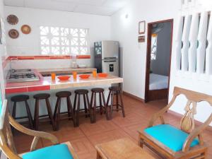 Cabanas Recreaciones的厨房或小厨房