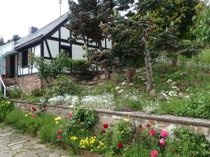Ein Garten an der Unterkunft vakantiehuis Hunsrück