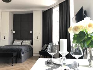 Posedenie v ubytovaní Apartament 51 z miejscem parkingowym