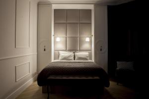 Posteľ alebo postele v izbe v ubytovaní Apartament 51 z miejscem parkingowym