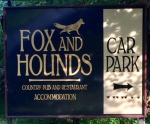Certifikát, hodnocení, plakát nebo jiný dokument vystavený v ubytování Fox & Hound Hotel
