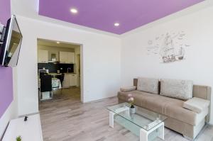 Kuchyň nebo kuchyňský kout v ubytování Apartments A&M