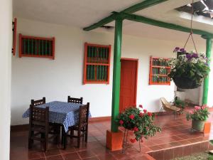 Patio nebo venkovní prostory v ubytování Posada Turistica Nakku