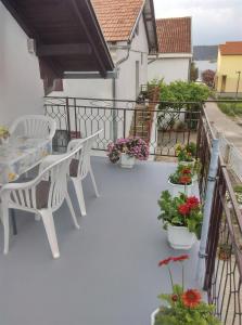 Balkón nebo terasa v ubytování Nada Apartment