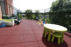A balcony or terrace at Apartment Lake Maggiore - ITALIA