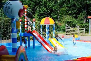 a group of children playing in a swimming pool at RCN Vakantiepark de Noordster in Dwingeloo