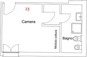 The floor plan of Apartment Lake Maggiore - ITALIA