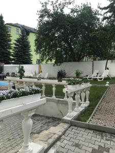 Zahrada ubytování Pension Chevermeto