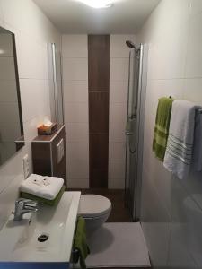 Koupelna v ubytování Ferienwohnung Prast
