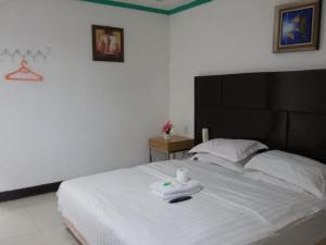 Tempat tidur dalam kamar di Asia Novo Boutique Hotel - Roxas