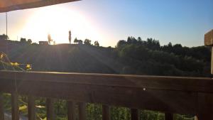 Un balcón o terraza de Weingut Dreisiebner Stammhaus
