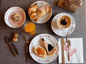 Επιλογές πρωινού για τους επισκέπτες του Hotel Vallée Blanche Courmayeur