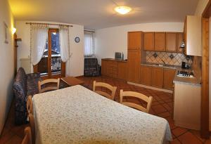 Kuchyň nebo kuchyňský kout v ubytování Residenza Al Castello