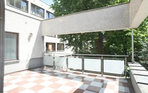 Balkón alebo terasa v ubytovaní Dobre Miejsce Dom Rekolekcyjny