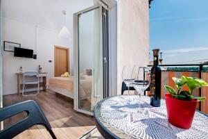 TV a/nebo společenská místnost v ubytování Rooms Mariana