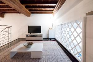 En TV eller et underholdningssystem på Silver Novella Luxury Apartment - Centro Storico