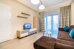 Khu vực ghế ngồi tại Cartagena Apartments