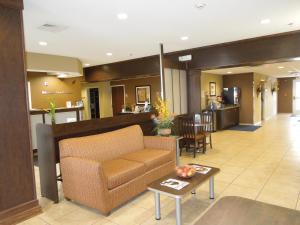 Area lobi atau resepsionis di Microtel Inn & Suites by Wyndham Harrisonburg